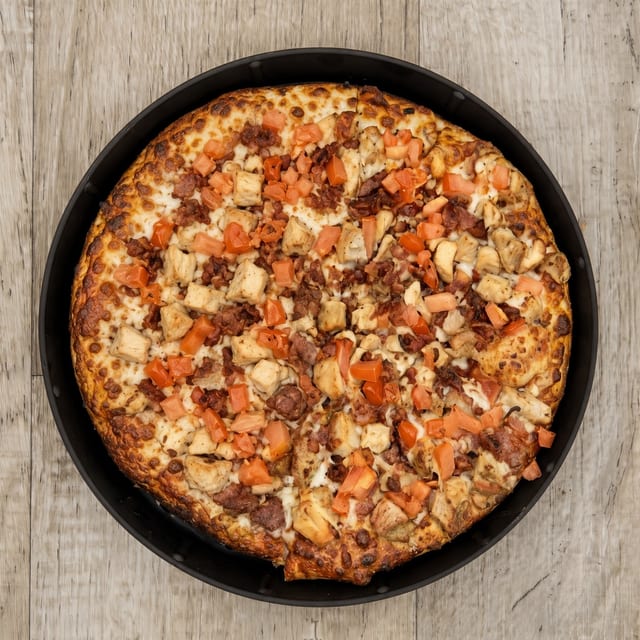 BBQ Chicken Lovers Pizza.