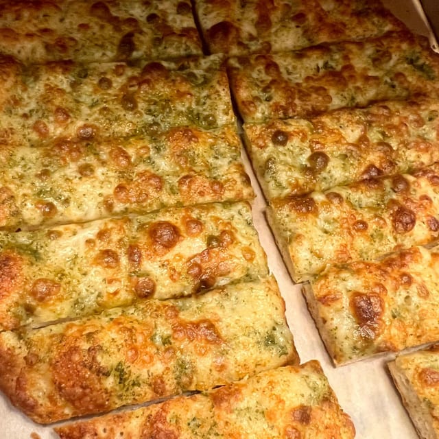 Pesto Garlic Sticks.